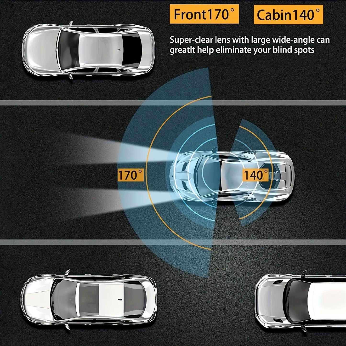 Dual 1080P WIFI Dash Cam