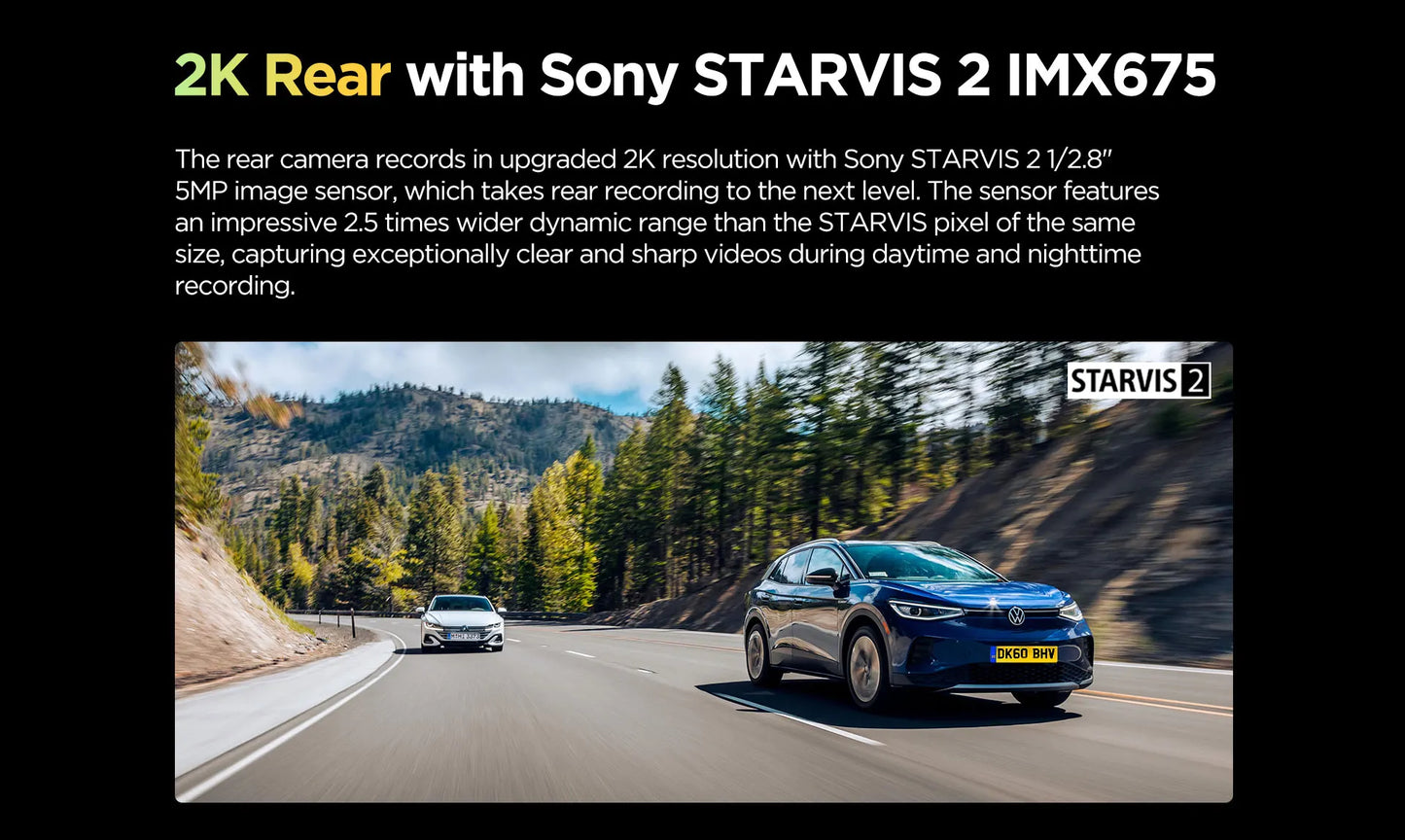 VIOFO A229 PRO 4K HDR Car Camera With SONY STARVIS 2 SENSOR
