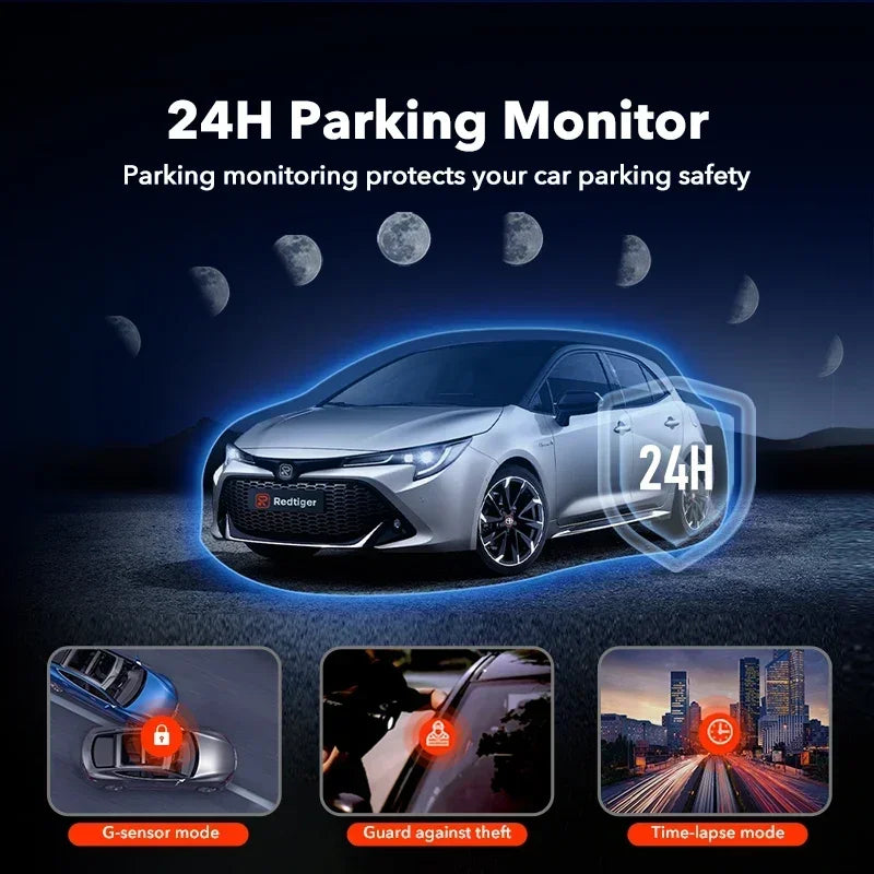 REDTIGER F7N 4K Dual Front and Rear Dash Cam