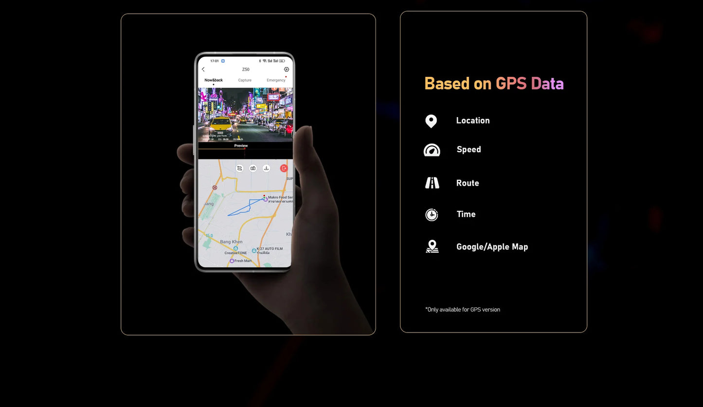 DDPAI Z50 2-Channel 4K Dash Cam