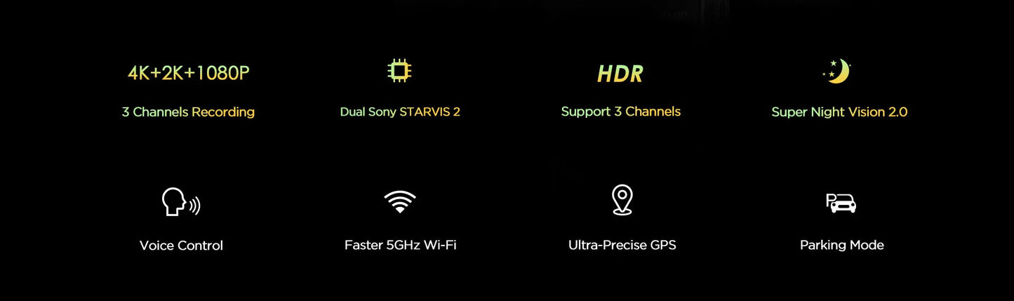VIOFO A229 PRO 4K HDR Car Camera With SONY STARVIS 2 SENSOR