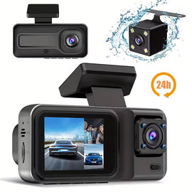 EyeonRoad R3 3-Channel Dash Cam 1080P Video Recorder