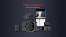 Load image into Gallery viewer, Vantrue E2 Dual 2.7K Front and Rear Dash Cam | 1944P Super HD, 5GHz Wi-Fi, GPS, Voice Control