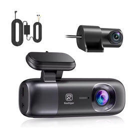 REDTIGER F9 4K Dash Cam | 4K/1080P Dual Cam, WiFi GPS & 32GB Card
