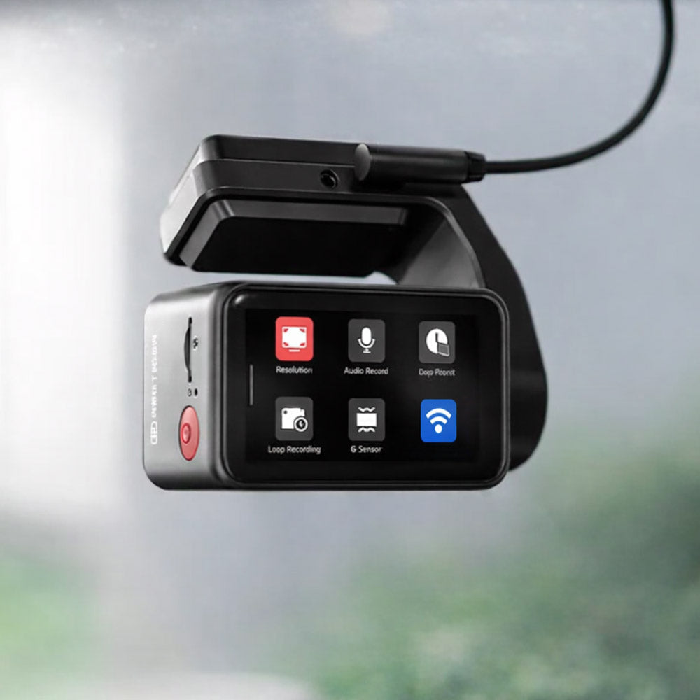 REDTIGER A4 4K Dash Cam | 4K/1080P Dual Cam with 64GB Card & GPS