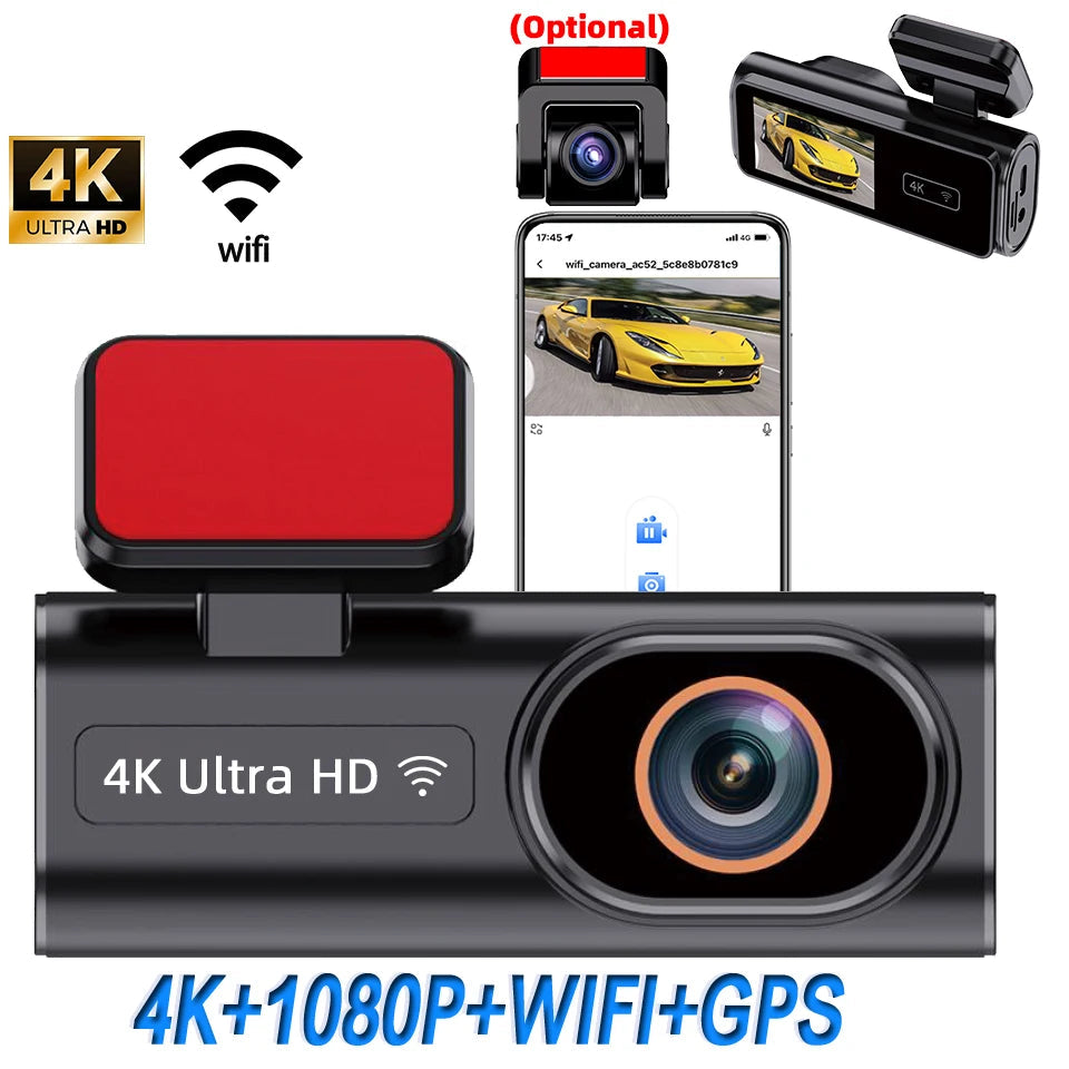 EyeonRoad B27 4K 2-Channel GPS and WIFI Dash Cam