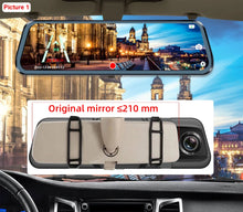 Load image into Gallery viewer, EyeonRoad A37 2.5K Mirror Dash Cam With Rear View Camera and WiFi support