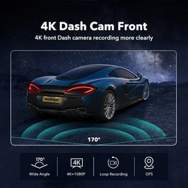 REDTIGER F7N 4K Dual Front and Rear Dash Cam