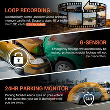 Load image into Gallery viewer, EyeonRoad E2P Dual 1080P WIFI Dash Cam