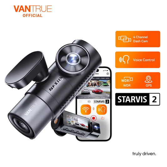 Vantrue N5 4 Channel DashCam  WiFi 360°