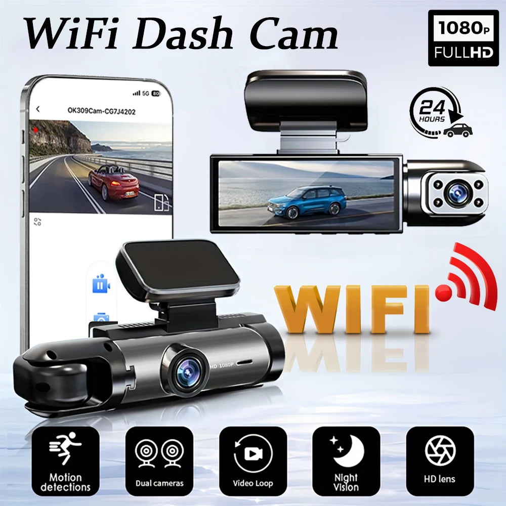 EyeonRoad E2P Dual 1080P WIFI Dash Cam