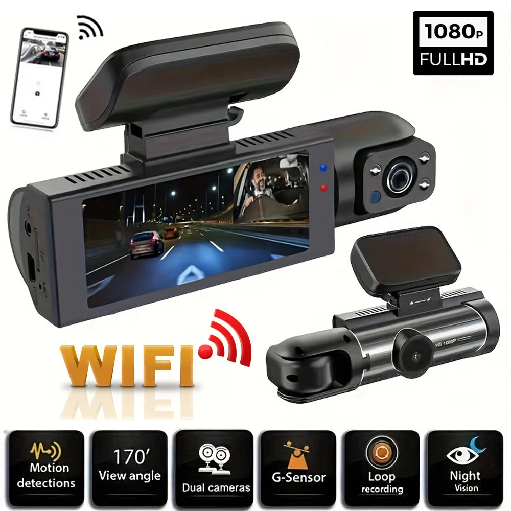EyeonRoad E2P Dual 1080P WIFI Dash Cam