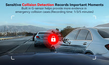 Load image into Gallery viewer, REDTIGER A4 4K Front + 1080P Rear WiFi GPS Voice Control Dash Cam