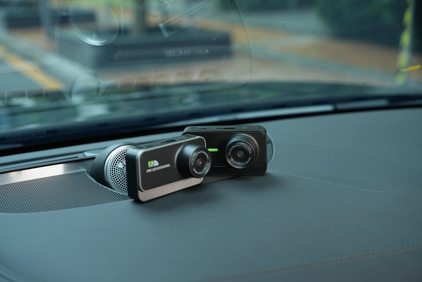 EyeOnRoads R4 4K Dual Dash Cam with Wi-Fi & Night Vision