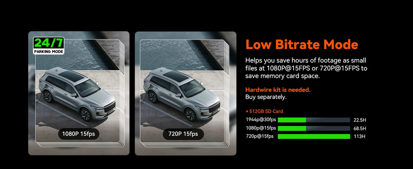 Vantrue N5 4 Channel DashCam  WiFi 360°