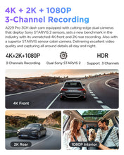 Load image into Gallery viewer, VIOFO A229 PRO 4K HDR Car Camera With SONY STARVIS 2 SENSOR