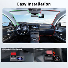 Load image into Gallery viewer, EyeonRoad B27 4K 2-Channel GPS and WIFI Dash Cam