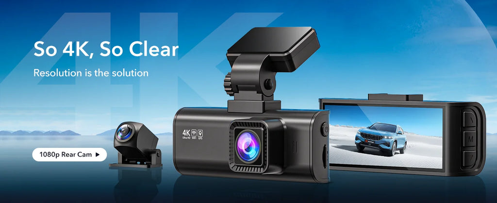 REDTIGER F7N 4K Dual Front and Rear Dash Cam