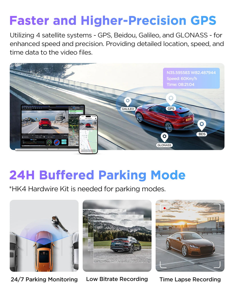 VIOFO A229 PRO 4K HDR Car Camera With SONY STARVIS 2 SENSOR