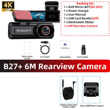 Load image into Gallery viewer, EyeonRoad B27 4K 2-Channel GPS and WIFI Dash Cam
