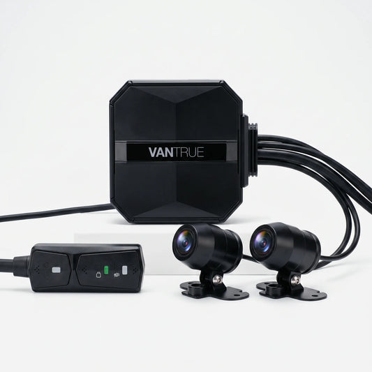 Vantrue F1 4K Dual Motorcycle Dash Cam with GPS & Wi-Fi