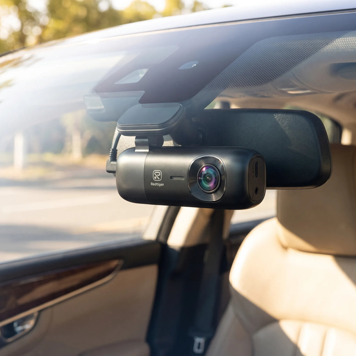 REDTIGER F9 4K Dash Cam | 4K/1080P Dual Cam, WiFi GPS & 32GB Card