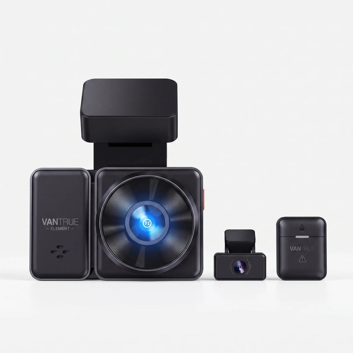 Vantrue Element 2 (E2) 2.7K Dual Dash Cam with 5GHz Wi-Fi & GPS