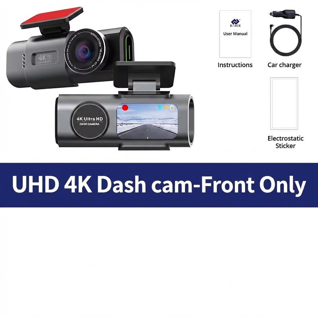 EyeOnRoads B53P 4K UHD Dash Cam | GPS, WiFi & Sony Night Vision