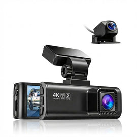 REDTIGER F7N 4K Dual Dash Cam | Front 4K & Rear 1080P | WiFi & GPS, & 32GB