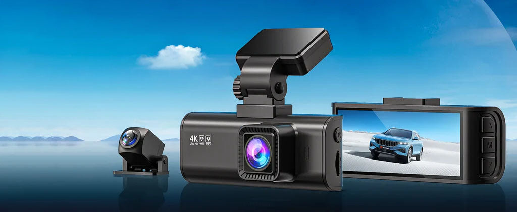 REDTIGER F7N 4K Dual Dash Cam | Front 4K & Rear 1080P | WiFi & GPS, & 32GB