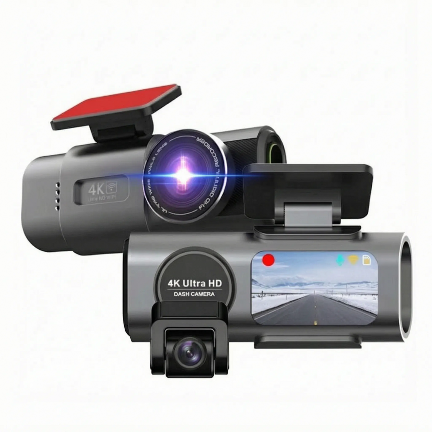 EyeOnRoads B53P 4K UHD Dash Cam | GPS, WiFi & Sony Night Vision
