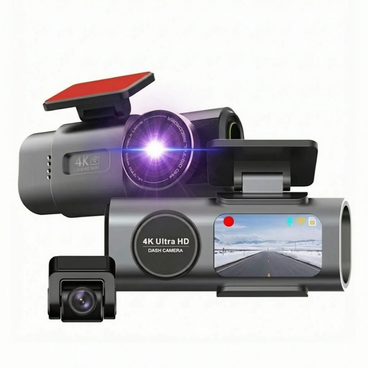 EyeOnRoads B53P 4K UHD Dash Cam | GPS, WiFi & Sony Night Vision