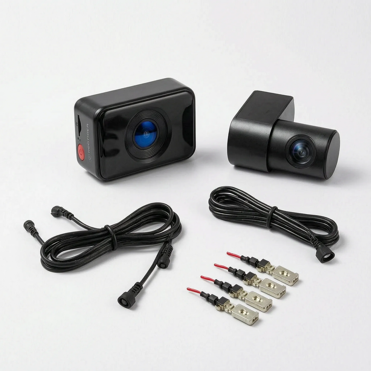 REDTIGER A4 4K Dash Cam | 4K/1080P Dual Cam 64GB Card